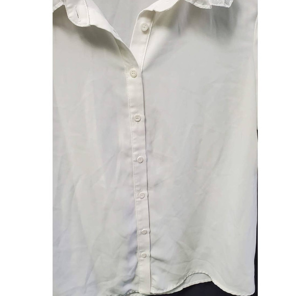 NWOT English Factory Cute Preppy White Blouse Size Small #70091T7SF - Picture 6 of 9